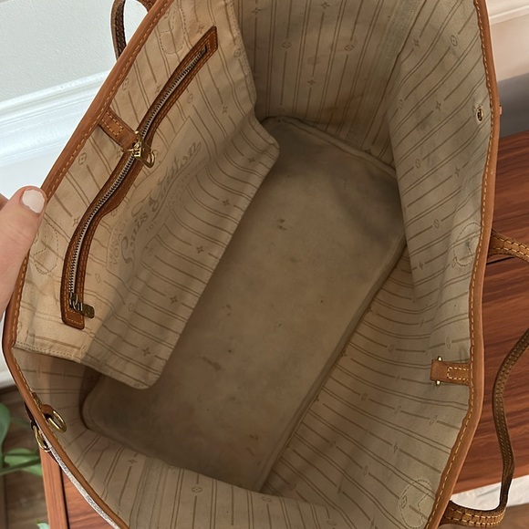 $799 Louis Vuitton Neverfull gm azur Checkered Tote Bag - Picture 14 of 14